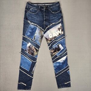 G-Star Raw Jaden Smith Jeans Mens 32x34 Spiral RFTP 3D Slim Forces of nature
